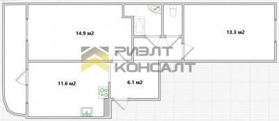 Продажа квартиры Омск. проспект Комарова, 11/3 Продажа квартиры Омск. проспект Комарова, 11/3
