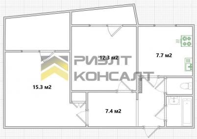 Продажа квартиры Омск. улица Туполева, 1А