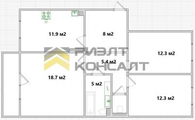 Продажа квартиры Омск.&nbsp;улица Пархоменко, 23а