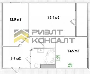 Продажа квартиры Омск. улица Туполева, 2, к.1 Продажа квартиры Омск. улица Туполева, 2, к.1