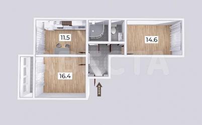 Продажа квартиры Омск. ул. Перелета, 18 Продажа квартиры Омск. ул. Перелета, 18