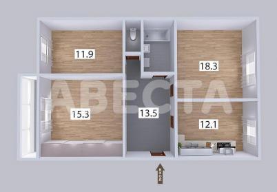 Продажа квартиры Омск. ул. 28-я Северная, 20 Продажа квартиры Омск. ул. 28-я Северная, 20