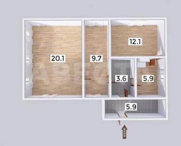 Продажа квартиры Омск. ул. 7-я Чередовая, 59 Продажа квартиры Омск. ул. 7-я Чередовая, 59