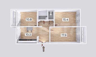 Продажа квартиры Омск. ул. Багратиона, 84 Продажа квартиры Омск. ул. Багратиона, 84