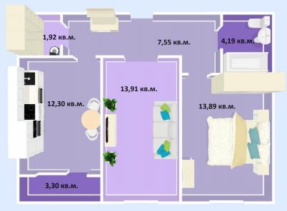 Продажа новостройки Омск. ул Завертяева, 18/12