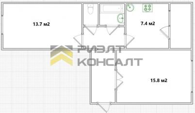 Продажа квартиры Омск. улица Волго-Донская, 8/1 Продажа квартиры Омск. улица Волго-Донская, 8/1