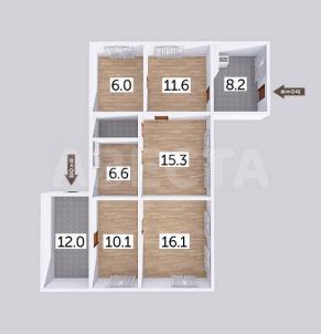 Продажа квартиры Омск. ул. 3-я Ленинградская, 11 Продажа квартиры Омск. ул. 3-я Ленинградская, 11