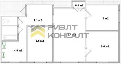 Продажа квартиры Калачинский. Калачинск. улица Черепова, 62