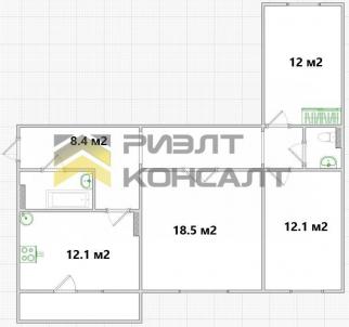 Продажа квартиры Омск. переулок 1-й Башенный, 8, к.1