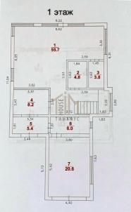 Продажа дома Омский. Усть-Заостровка. 6-я Северная ул., 3