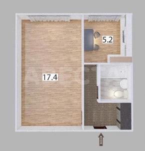 Продажа квартиры Омск. пр-кт. Менделеева, 38