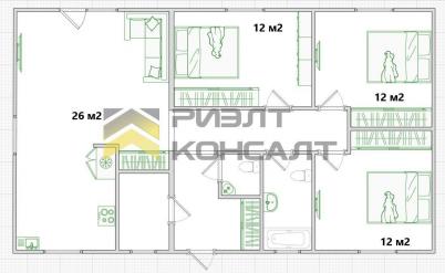 Продажа дома Омский район, Пушкинское сельское поселение, деревня Ракитинка, улица Ивана Бикалова