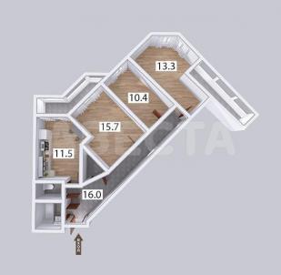 Продажа квартиры Омск. ул. 3-я Енисейская, 32/3