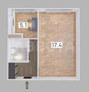 Продажа квартиры Омск. Талалихина, 22