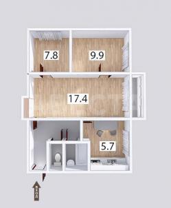 Продажа квартиры Омск.&nbsp;г-к. 16-й Военный, 414