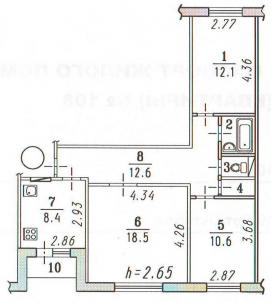 Продажа квартиры Омск. улица 10 лет Октября 107 Продажа квартиры Омск. улица 10 лет Октября 107