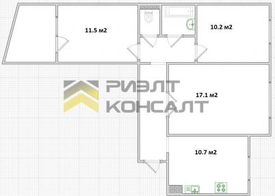 Продажа квартиры Омск. улица Конева, 32/1 Продажа квартиры Омск. улица Конева, 32/1