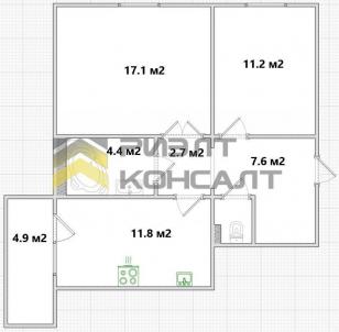 Продажа квартиры Омск. бульвар Архитекторов, 17