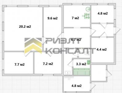 Продажа дома Омск. улица Зеленая, 1Б