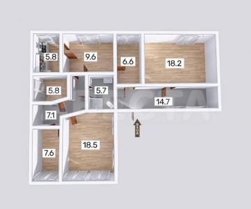 Продажа квартиры Омск. ул. 11-я Марьяновская, 54