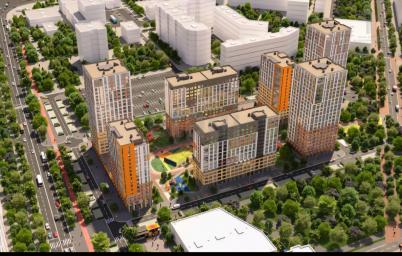 Продажа новостройки Омск.&nbsp;Городок Нефтяников, Королева проспект, 1