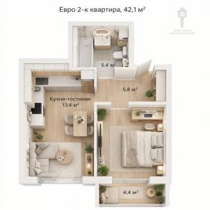 Продажа новостройки Омск.&nbsp;Городок Нефтяников, Королева проспект, 1