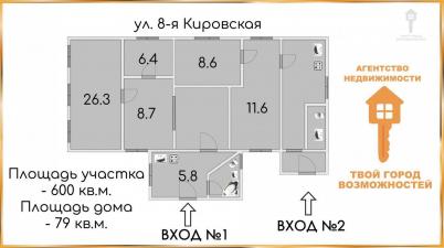 Продажа дома Омск. Кировская 8-я, 67