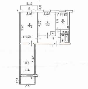 Продажа квартиры Омск.&nbsp;Моторная ул., 11