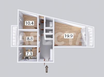 Продажа квартиры Омск. ул. 15-я Рабочая, 102А