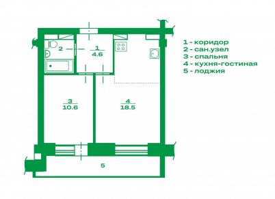 Продажа квартиры Омск. 4-я Любинская улица 34Б