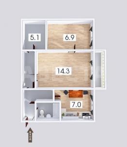 Продажа квартиры Омск. ул. Химиков, 46