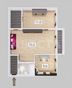 Продажа квартиры Омск. ул. 22 Апреля, 3А