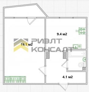 Продажа квартиры Омск. улица Крыловская, 23