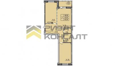 Продажа квартиры Омск. улица Волгоградская, 48