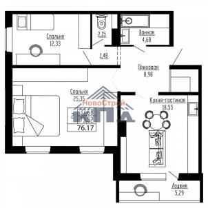 Продажа новостройки Омск.&nbsp;Леонида Маслова, 6