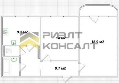 Продажа квартиры Омск.&nbsp;проспект Космический, 16А, к.1