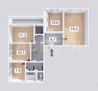 Продажа квартиры Омск.&nbsp;ул. 2-я Железнодорожная, 5