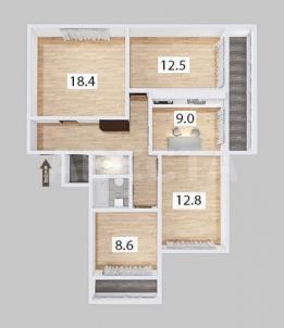 Продажа квартиры Омск.&nbsp;пр-кт. Мира, 90/1