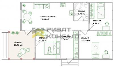 Продажа дома Омский район, посёлок Магистральный, Парковая улица