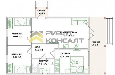 Продажа дома Омский район, Пушкинское сельское поселение, деревня Ракитинка, Центральная улица