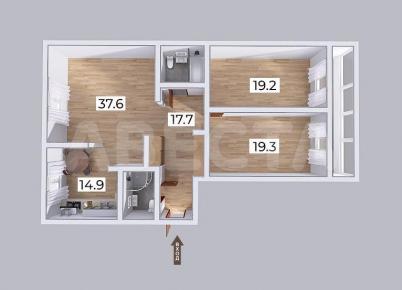 Продажа квартиры Омск.&nbsp;ул. Масленникова, 72