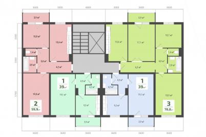 Продажа новостройки Омск.&nbsp;пр-д Амурский 4-й, 5