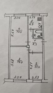 Продажа квартиры Омск.&nbsp;Добровольского ул., 6