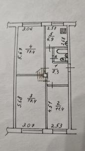 Продажа квартиры Омск.&nbsp;Добровольского ул., 6