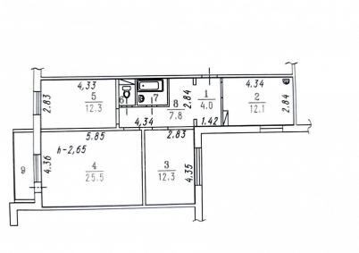 Продажа квартиры Омск.&nbsp;Молодова ул., 24