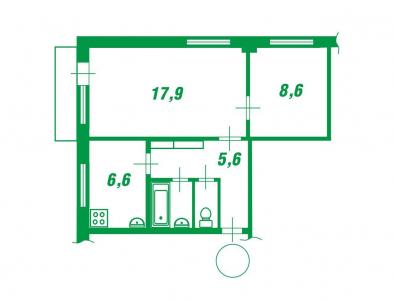 Продажа квартиры Омск.&nbsp;улица 50 лет ВЛКСМ 14