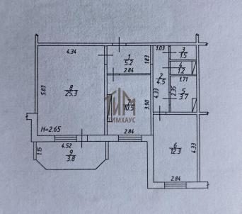 Продажа квартиры Омск.&nbsp;Архитекторов б-р., 17к1