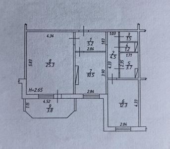Продажа квартиры Омск.&nbsp;Архитекторов б-р., 17к1