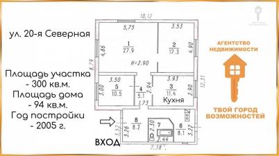 Продажа дома Омск.&nbsp;20-я Северная