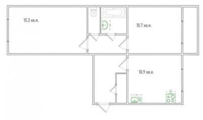 Продажа квартиры Омск.&nbsp;Менделеева проспект, 19 к3